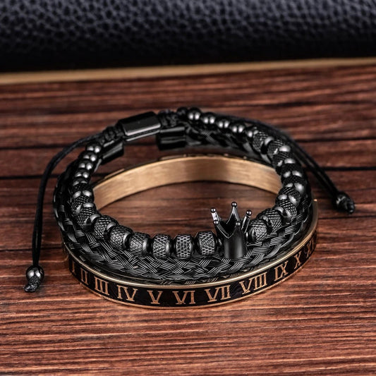 Bracelet de Luxe Couronne Royale