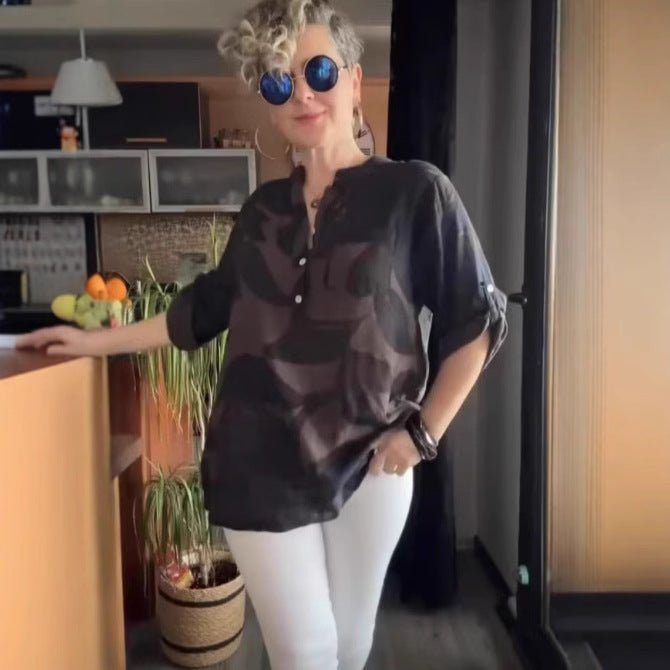 Rita | Blouse à Col Détendu