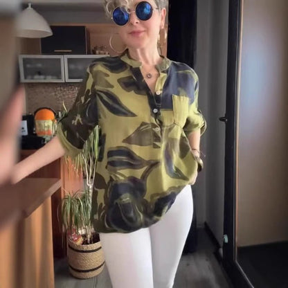 Rita | Blouse à Col Détendu