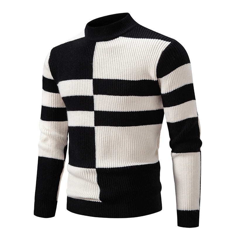 Ignace – Pull tricoté color block