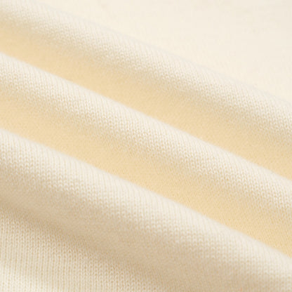 Pull en tricot pour hommes – Animaux brodés avec bord orange