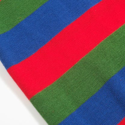 Polo homme à rayures multicolores des années 1950 en V