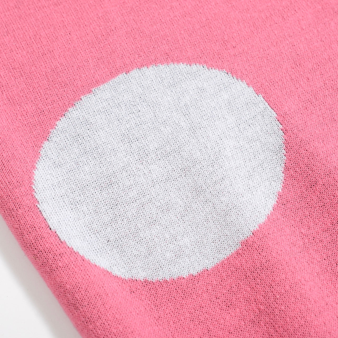 Chemise Tricotée Rétro pour Hommes – Polo Boutonné Rose Vintage avec Graphique d'Oiseau et de Coucher de Soleil