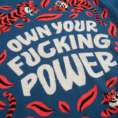 T-shirt en jacquard tricoté bleu pour hommes - Conçu par Jessica Molina