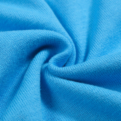 Cardigan en tricot vintage bleu pour homme