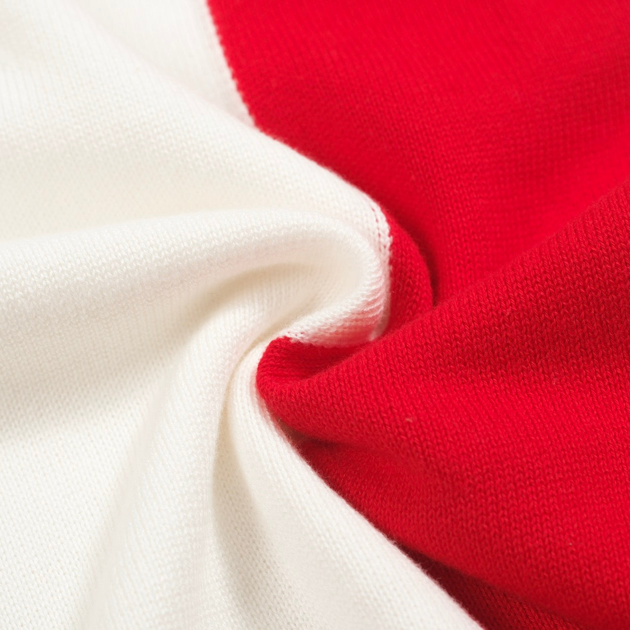 Polo tricoté vintage 69V blanc pour hommes