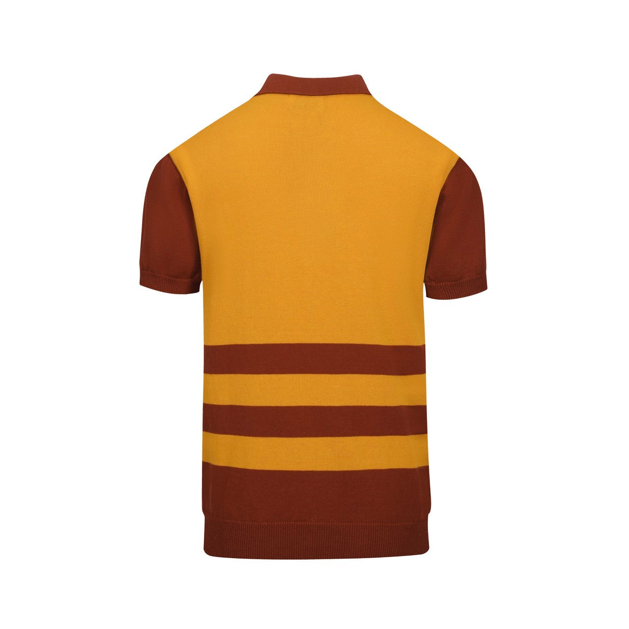 Polo en jacquard auto vintage rouge pour homme