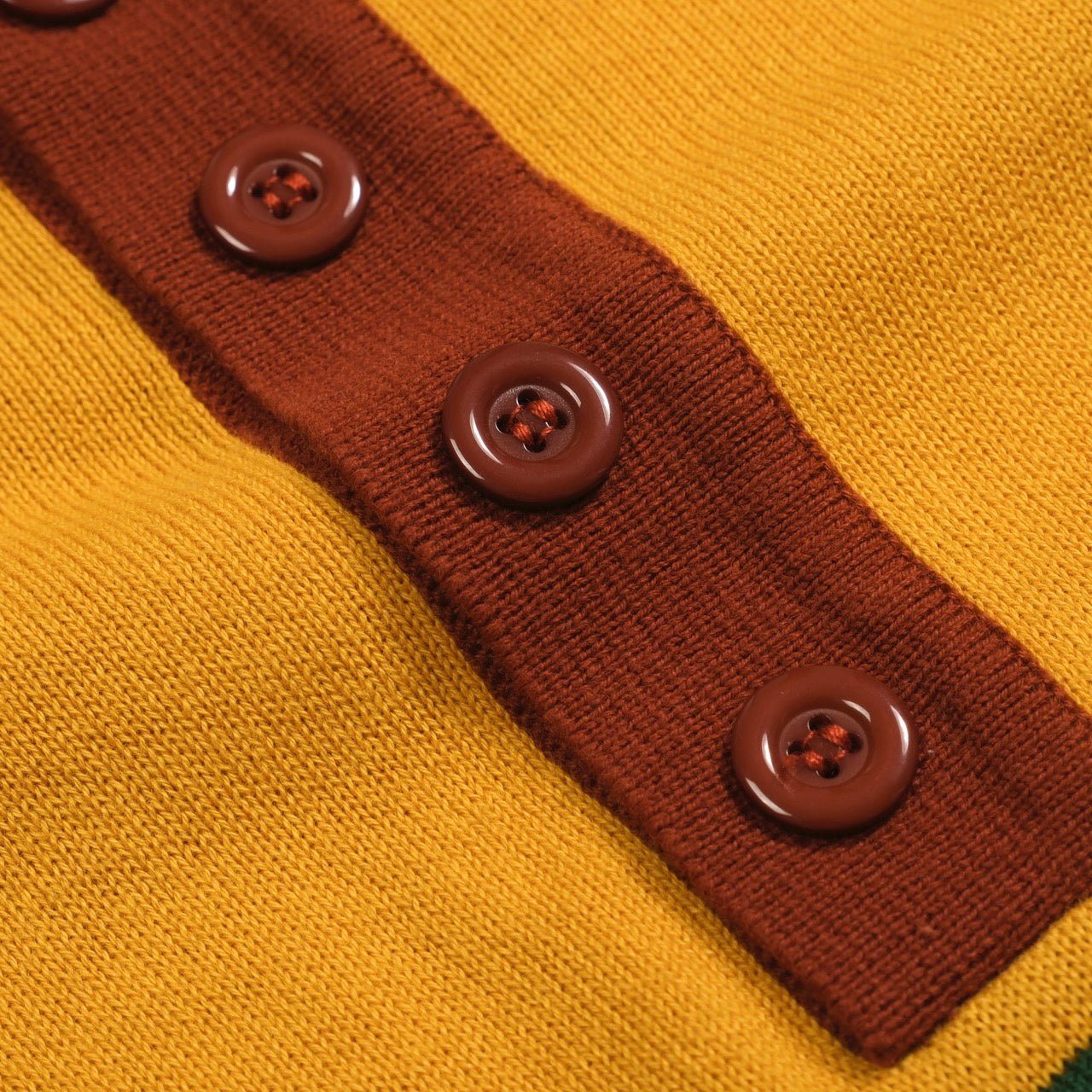 Polo en jacquard auto vintage rouge pour homme