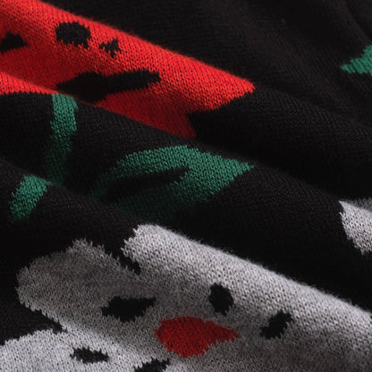 Cardigan vintage floral noir pour homme