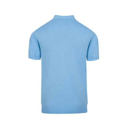 Cardigan tricoté rétro jacquard bleu pour homme