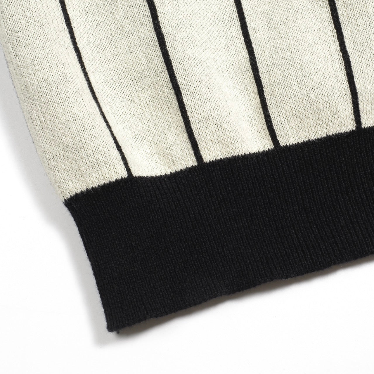 Cardigan en jacquard tricoté rétro noir pour hommes