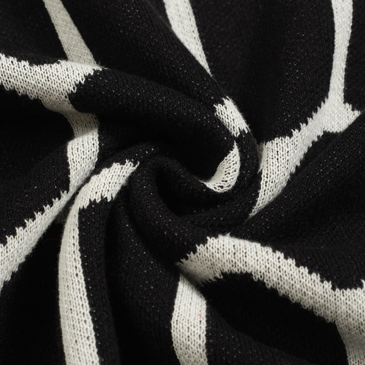 Polo en maille noir vintage pour homme