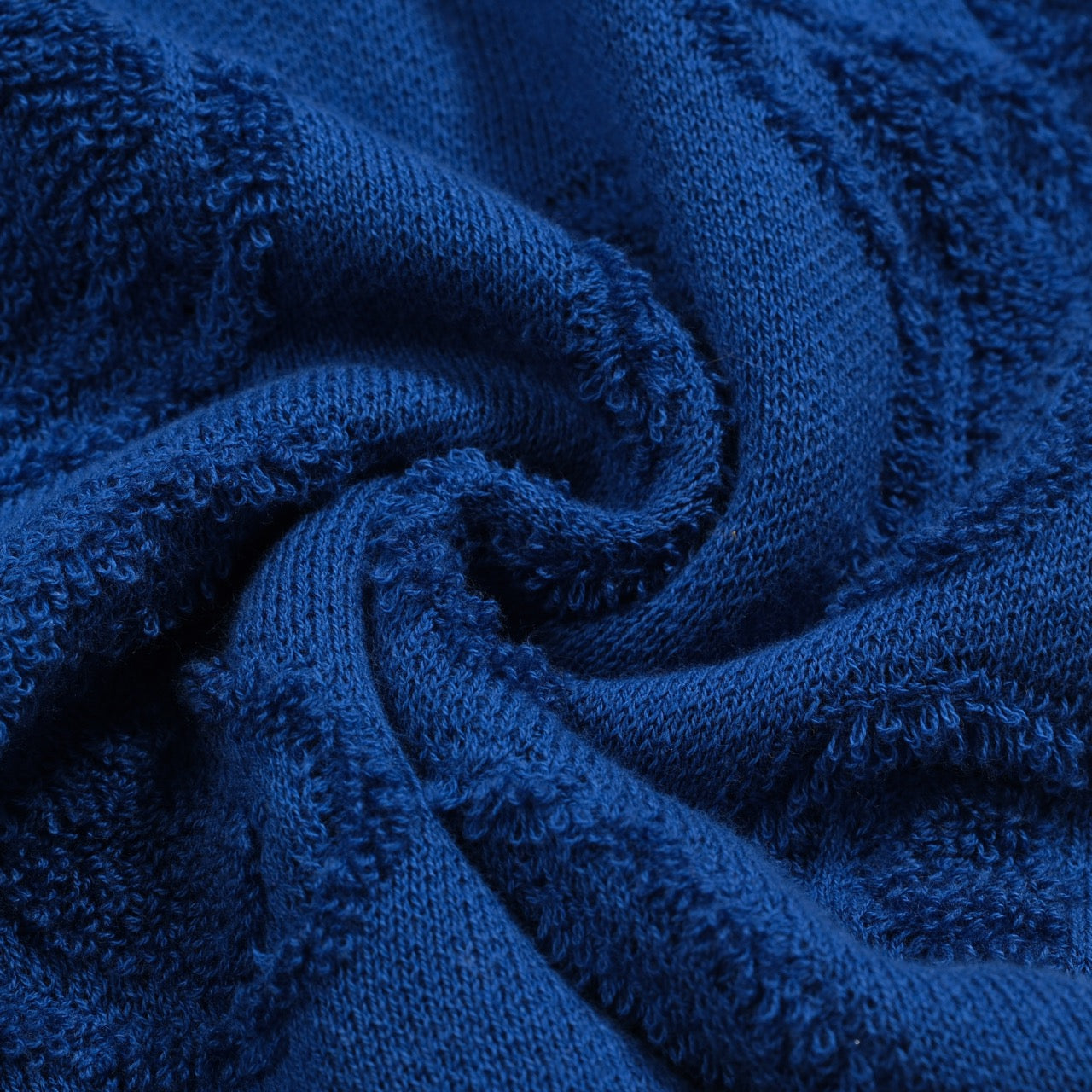 Cardigan décontracté en tricot à col en V texturé bleu marine pour hommes