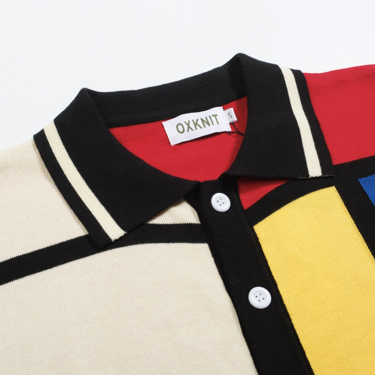 Cardigan en tricot jacquard vintage des années 60 pour hommes