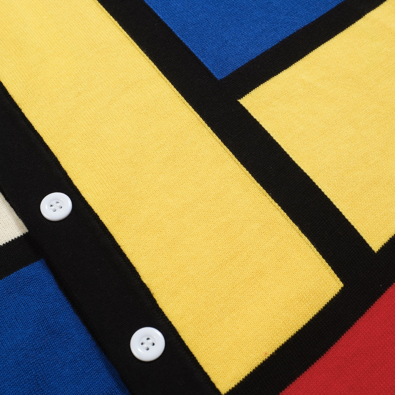 Cardigan en tricot jacquard vintage des années 60 pour hommes