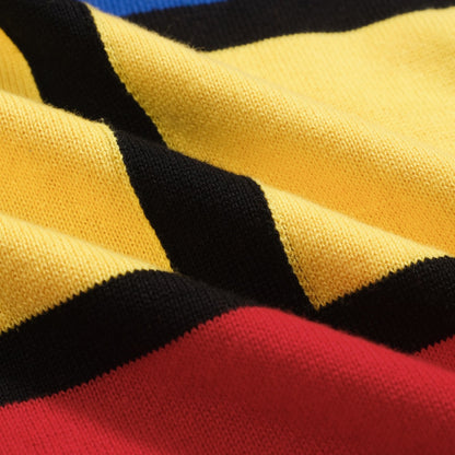 Cardigan en tricot jacquard vintage des années 60 pour hommes