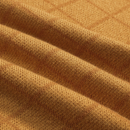 Polo rétro street en jacquard kaki pour homme