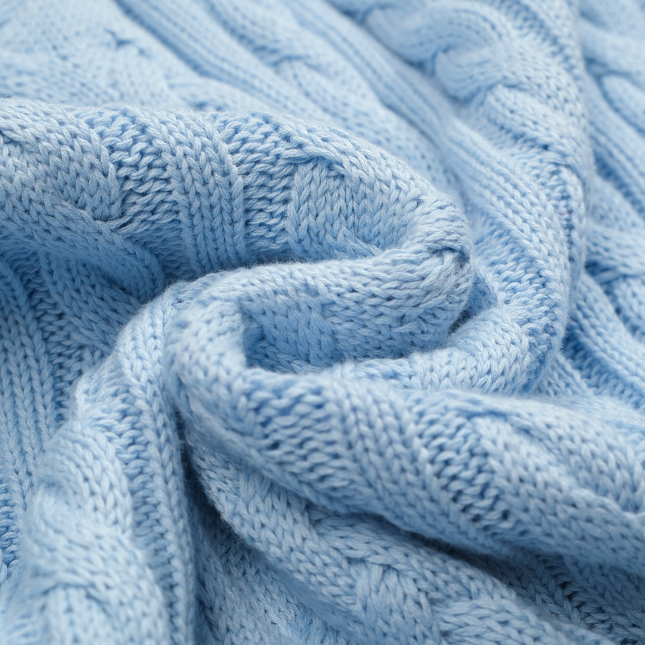 Polo tricoté texturé bleu à la mode pour hommes