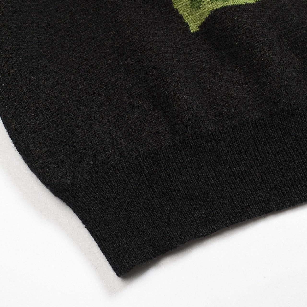 Polo vintage en jacquard noir pour hommes