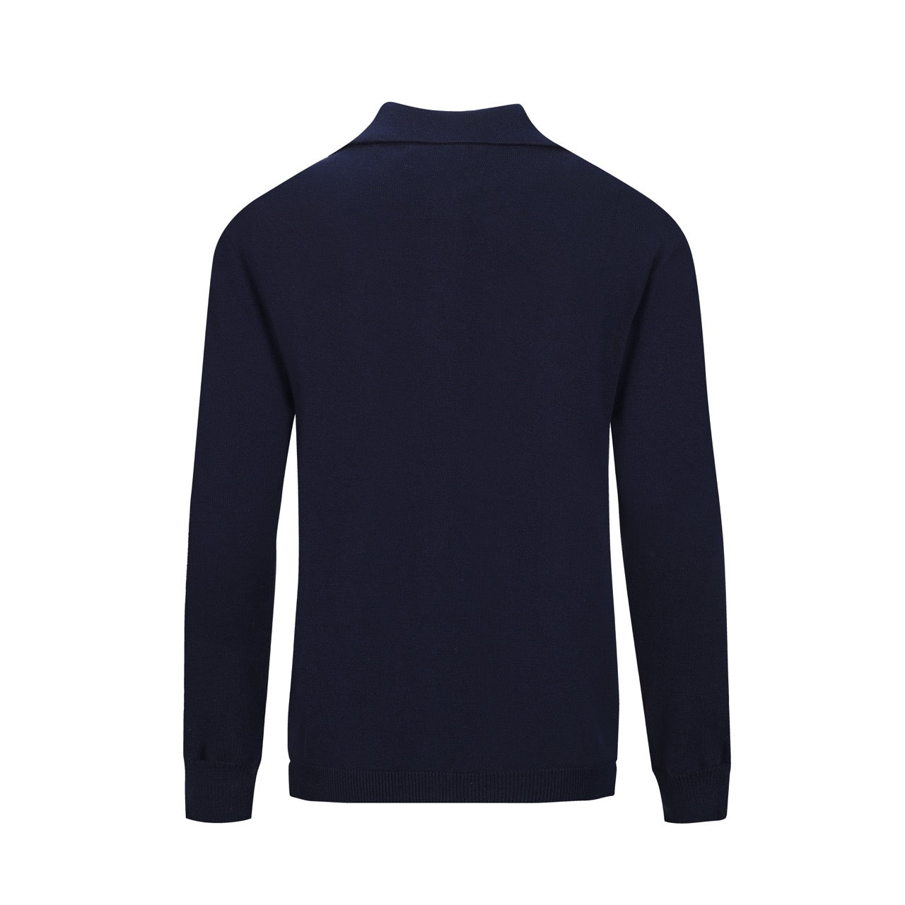 Cardigan en jacquard tricoté vintage bleu marine pour homme
