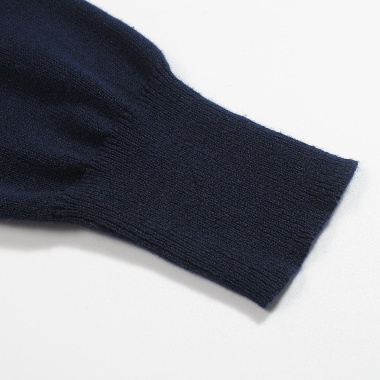 Cardigan en jacquard tricoté vintage bleu marine pour homme