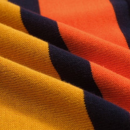 Cardigan en jacquard tricoté vintage bleu marine pour homme