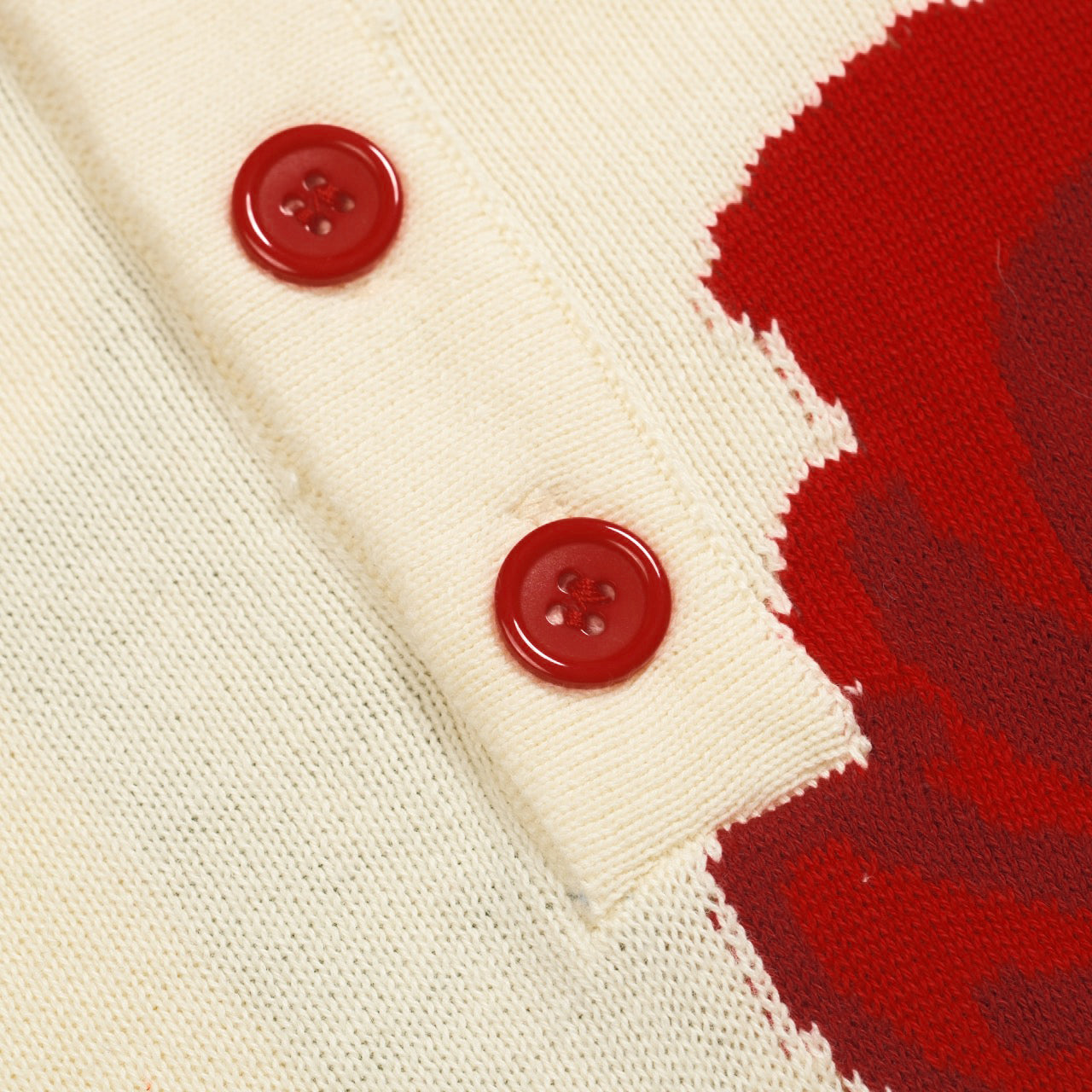 Polo en jacquard floral abricot pour homme