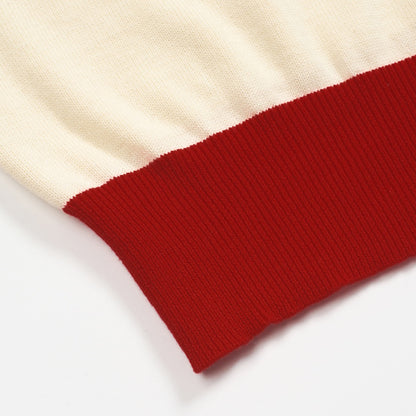 Polo en jacquard floral abricot pour homme