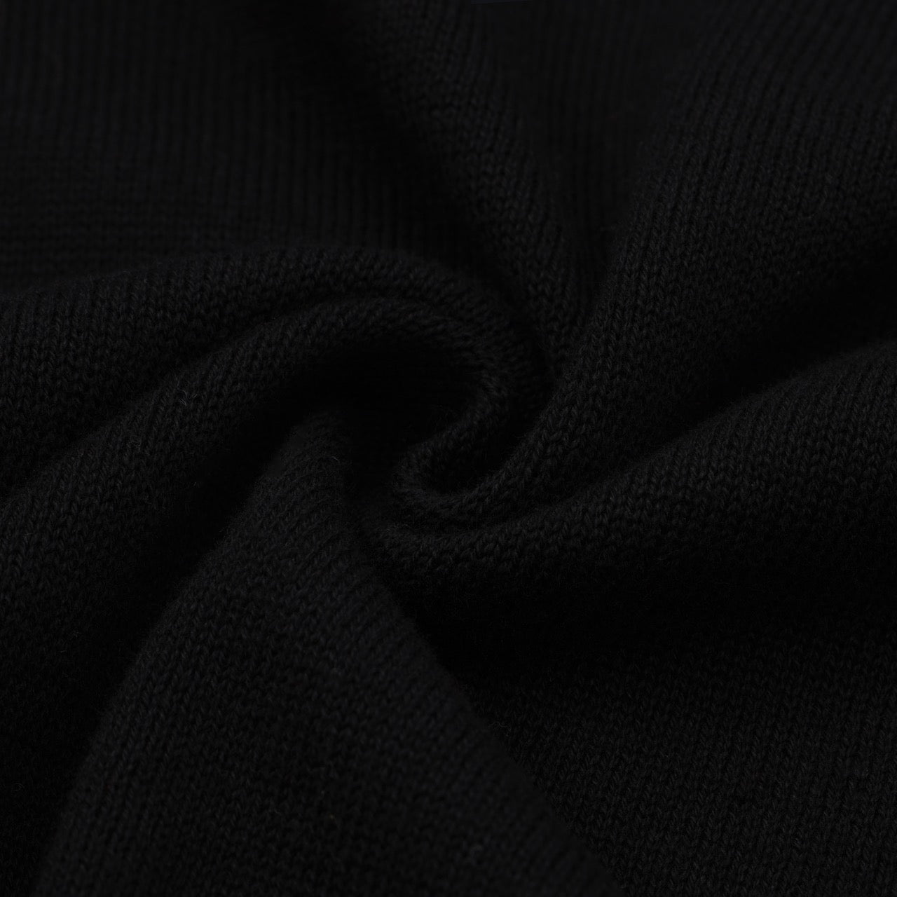 Veste en tricot zippée rétro des années 1970 pour hommes – Noir vintage avec rayures verticales rouges et blanches