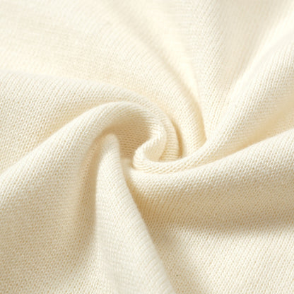 Polo en Tricot Crème pour Hommes avec Bord Vert – Style Vintage Mod des Années 1960