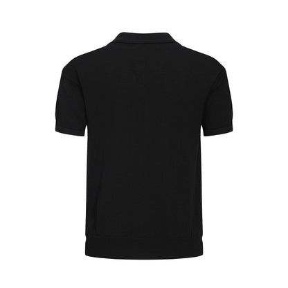 Polo Zippé Tricoté à Rayures Mod Vert Foncé pour Hommes – Chemise Casual Rétro des Années 60