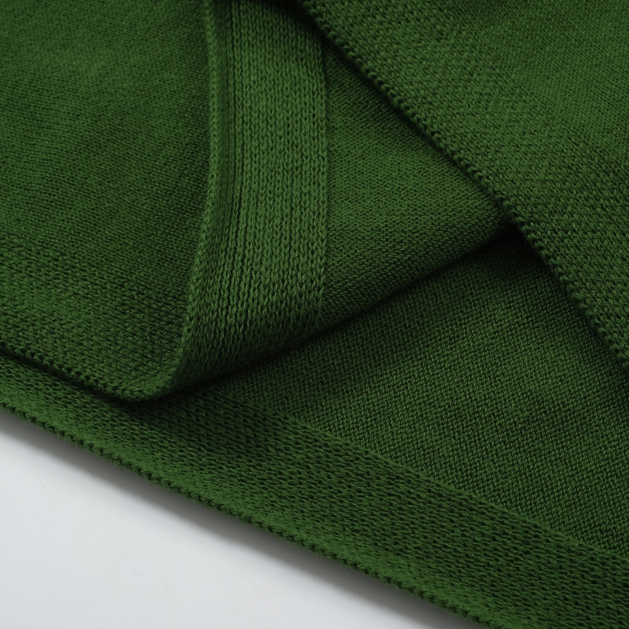 T-shirt Tricot Vert pour Homme des Années 70 – Style Rétro avec Rayure de Course Blanche