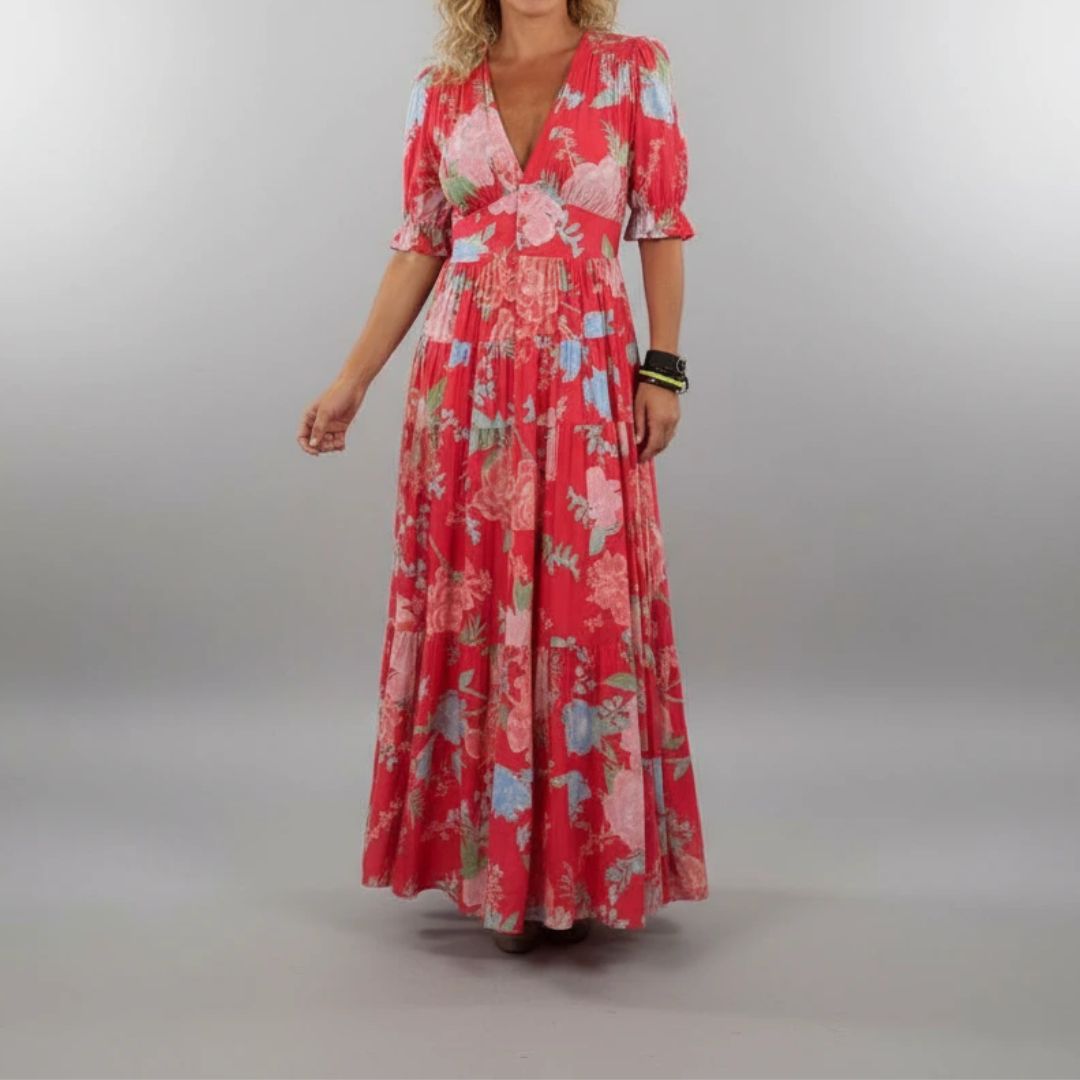Dionne - Robe Florale Vibrante