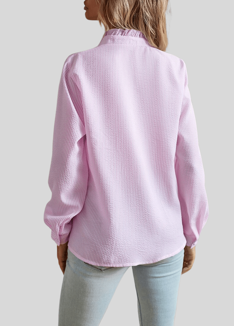 Alina | Blouse Élégante à Volants