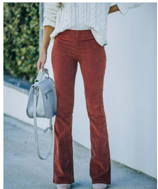 Chloé - Pantalon flare en velours