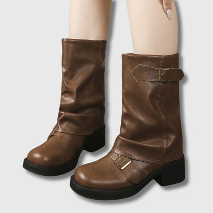 Elena™ | Bottes Femme Western à Lacets