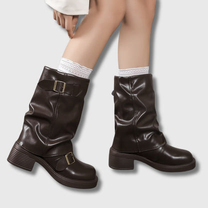 Elena™ | Bottes Femme Western à Lacets