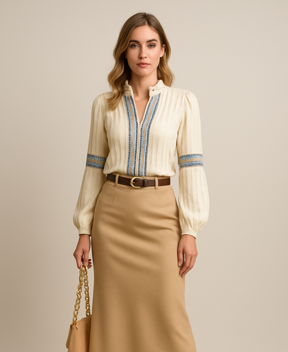 Inna | Chemisier Charme Vintage