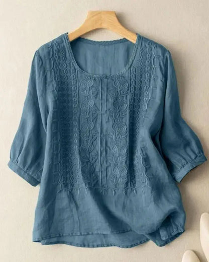 Cristine | Blouse en Coton Délicat