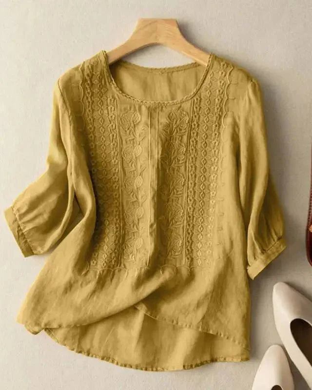 Cristine | Blouse en Coton Délicat