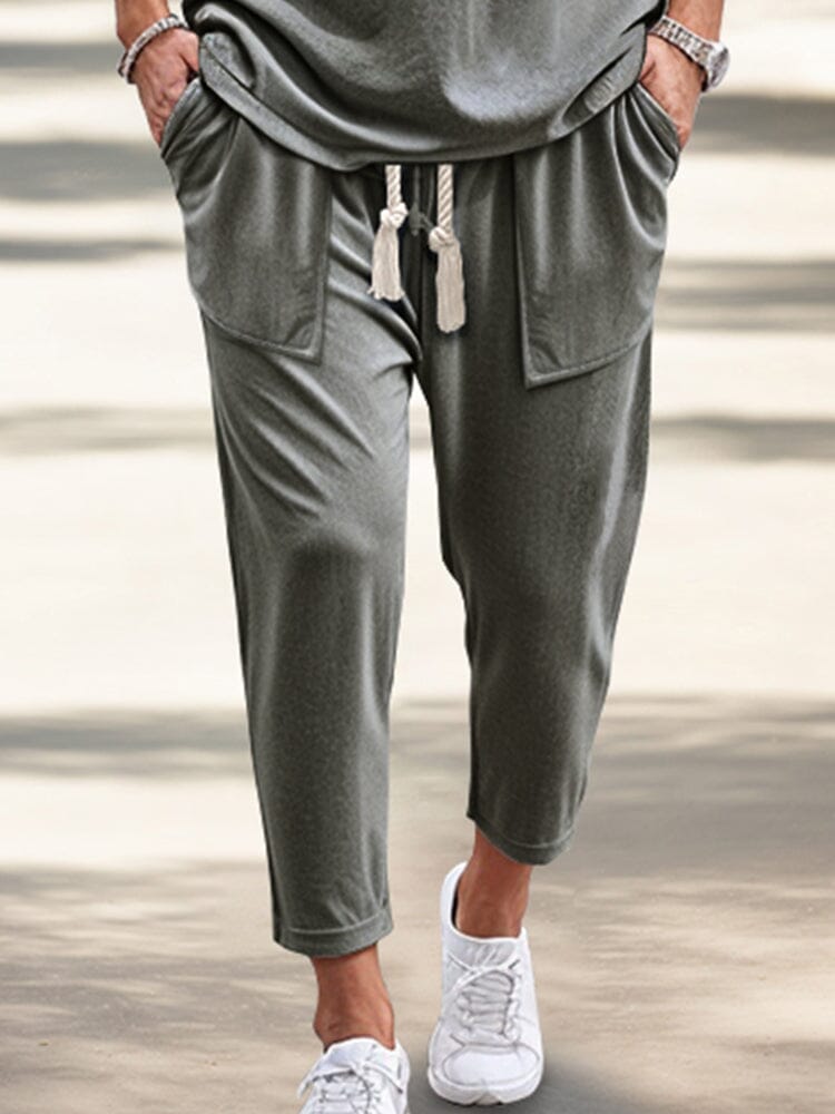 Ensemble de Haut et Pantalon en Deux Pièces Fausse