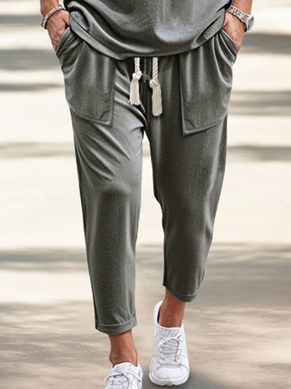 Ensemble de Haut et Pantalon en Deux Pièces Fausse