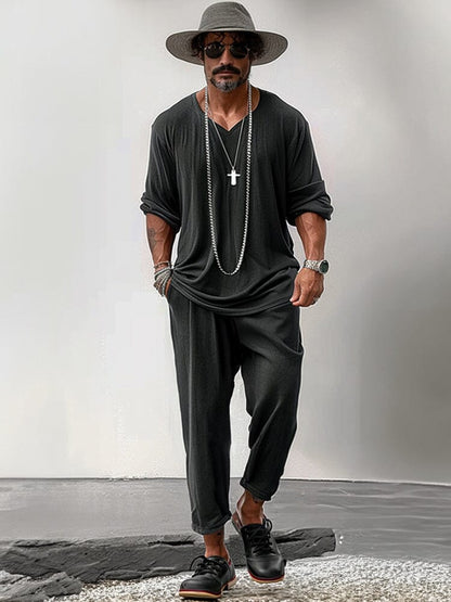 Ensembles Doux Élastiques Simples en 2 Pièces