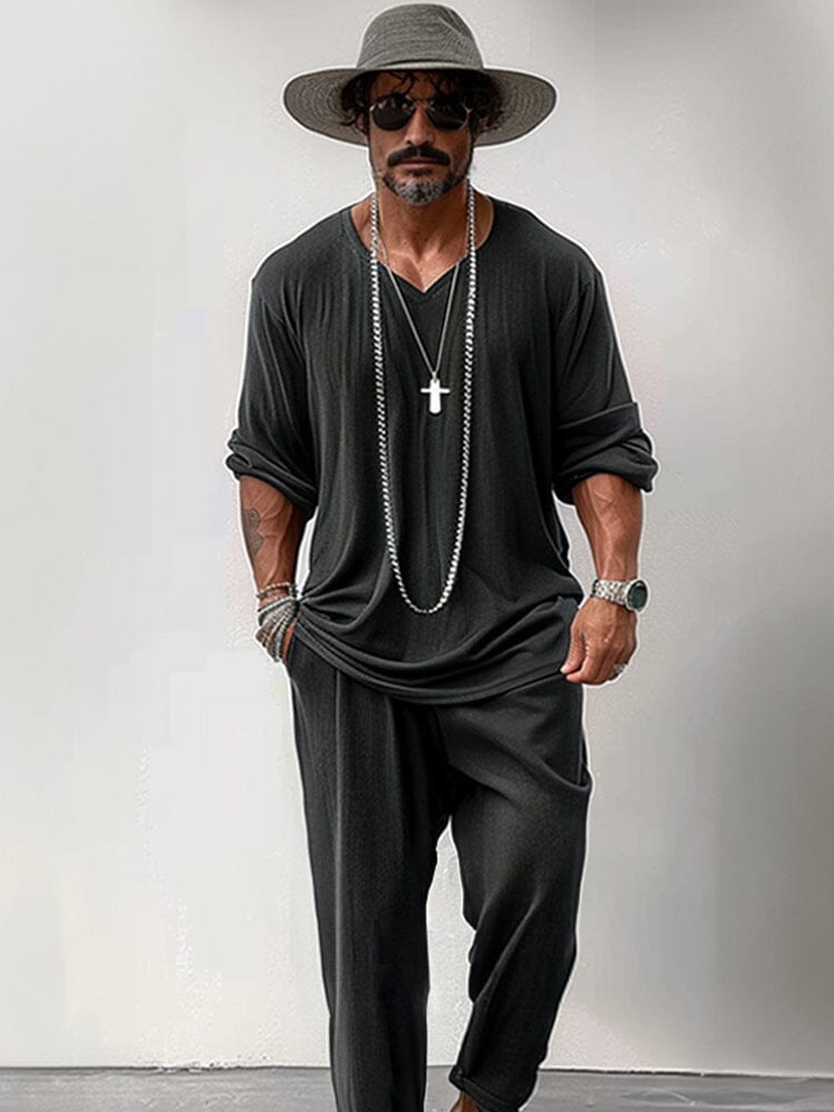 Ensembles Doux Élastiques Simples en 2 Pièces