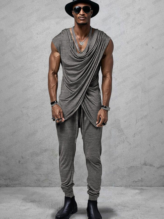 Ensemble de Pantalon avec Haut Croisé Élastique