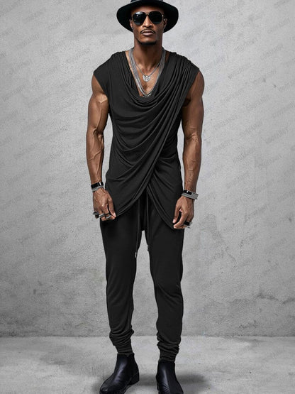 Ensemble de Pantalon avec Haut Croisé Élastique