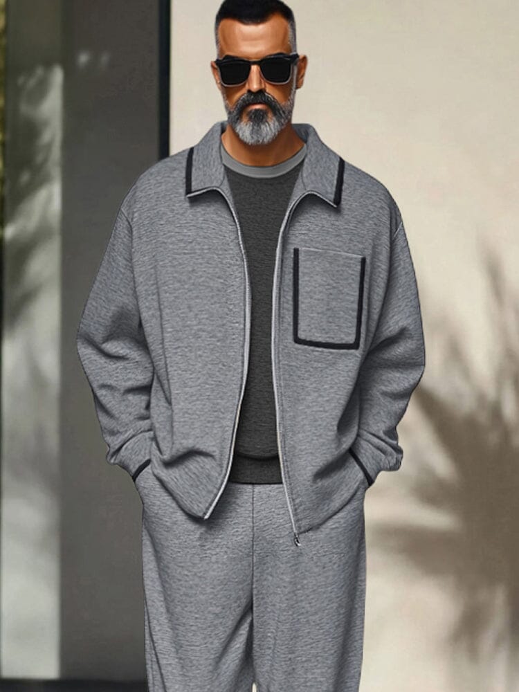 Ensemble Pantalon Veste Douce de Loisirs