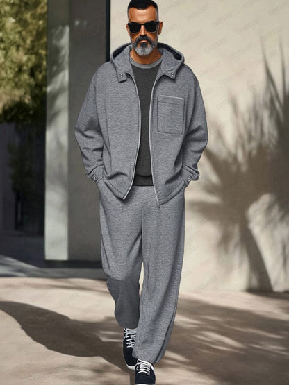 Ensemble de Veste à Capuche et Pantalon Athleisure