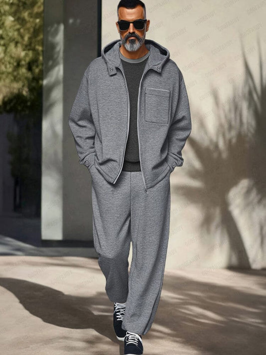 Ensemble de Veste à Capuche et Pantalon Athleisure