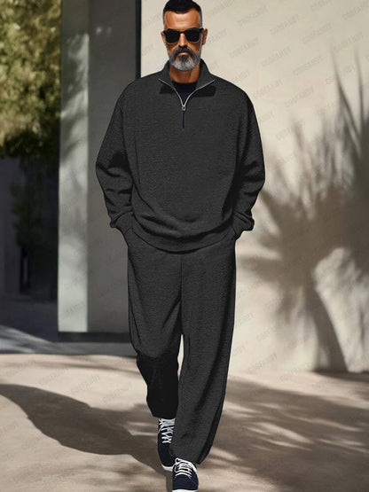 Ensemble 2 pièces col montant athleisure